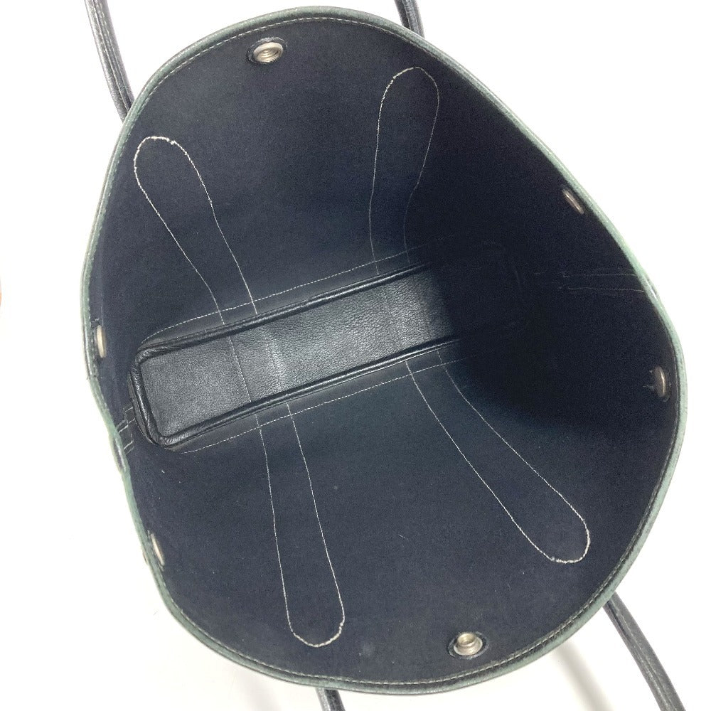 HERMES ガーデンファイルMM ガーデンファイル MM カバン トートバッグ 肩掛け ショルダーバッグ レザー ユニセックス ブラック