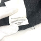 CHROME HEARTS Cross patch Leather patch Leather tag Apparel Long Sleeve Hoodie Parka knit Cashmere Black Used