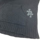 CHROME HEARTS Cross patch Leather patch Leather tag Apparel Long Sleeve Hoodie Parka knit Cashmere Black Used