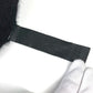 CHROME HEARTS Men's Black Long Sleeve Hoodie with Cross Patch and Leather Tag, Cashmere Knit
