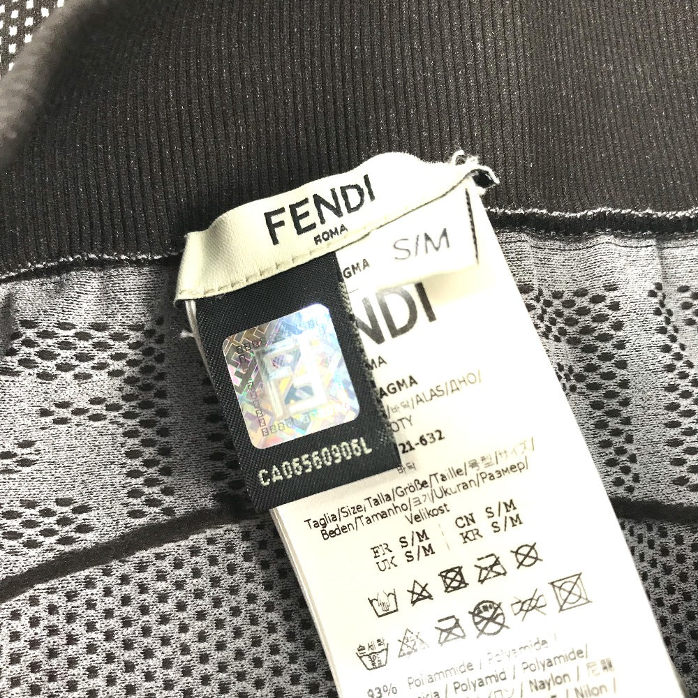 FENDI FAB216 ロゴ アパレル ズッカ スイムパンツ ジョガーパンツ パンツ ナイロン レディース ブラウン