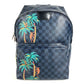 LOUIS VUITTON N50003 Damier Cobalt Jungle Apollo Backpack, Unisex, Navy, Damier Cobalt Canvas