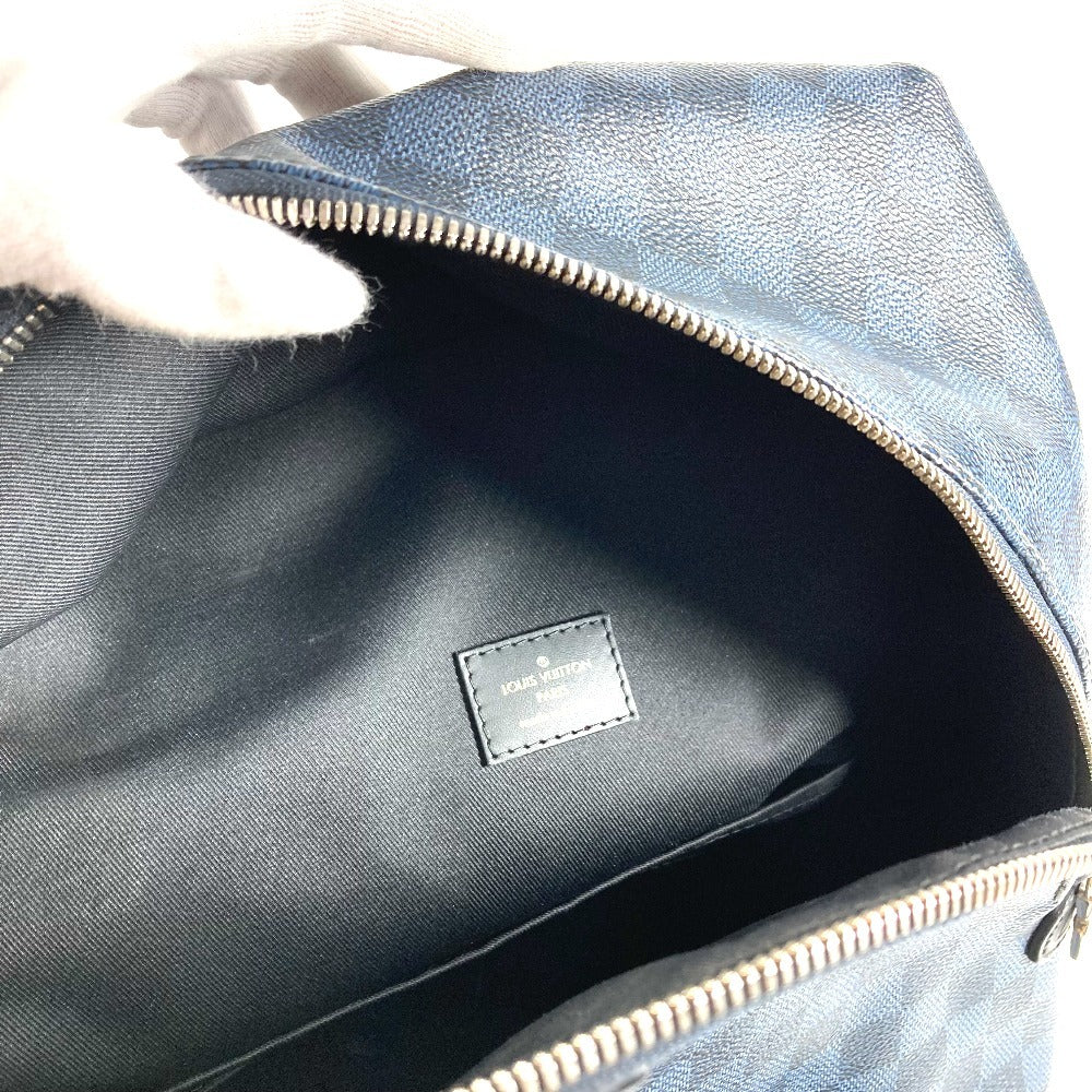 LOUIS VUITTON N50003 Damier Cobalt Jungle Apollo Backpack, Unisex, Navy, Damier Cobalt Canvas
