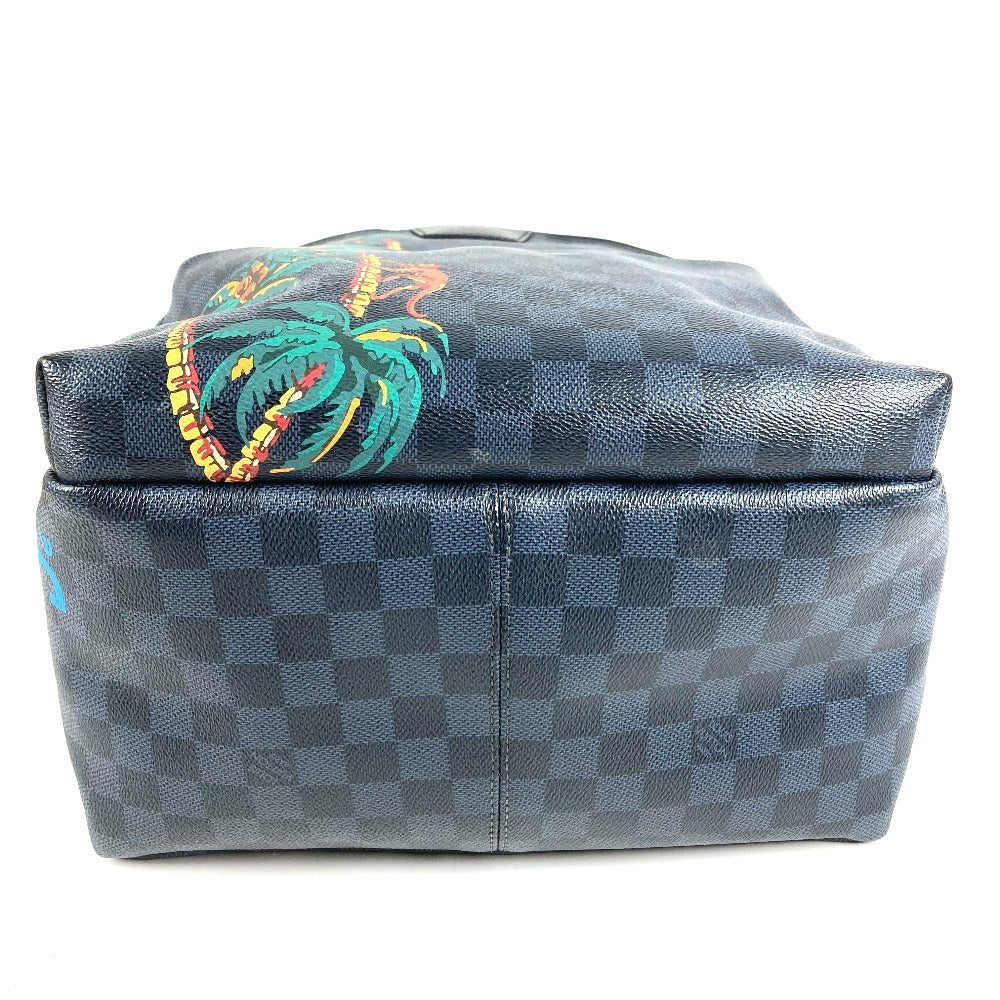 LOUIS VUITTON N50003 Damier Cobalt Jungle Apollo Backpack, Unisex, Navy, Damier Cobalt Canvas