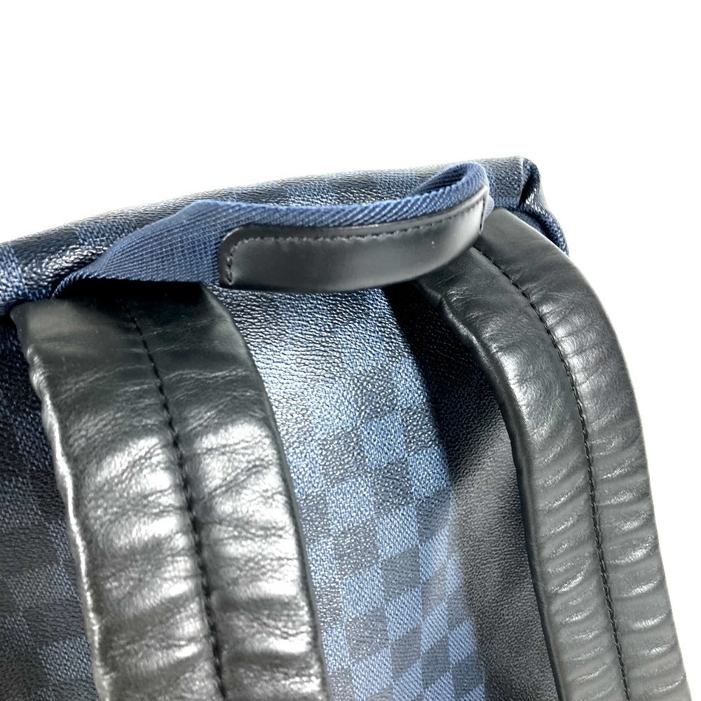 LOUIS VUITTON N50003 Damier Cobalt Jungle Apollo Backpack, Unisex, Navy, Damier Cobalt Canvas