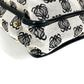 LOEWE ヴィンテージ 南京錠 ロゴ カバン 斜め掛け ショルダーバッグ レザー/キャンバス ユニセックス ブラック