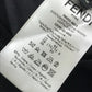 FENDI FB0521 FENDACE Men's Black Cotton Shorts with Logo
