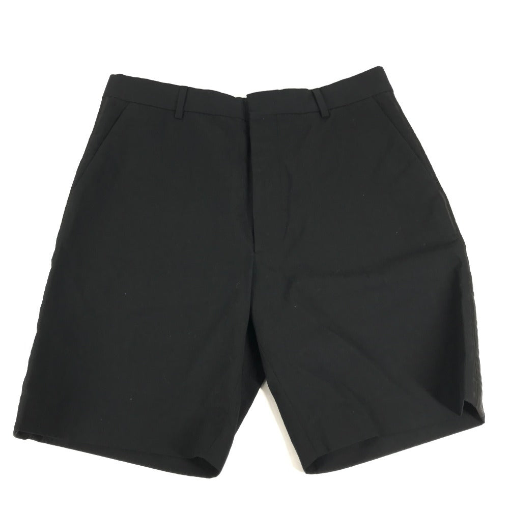 FENDI FB0521 FENDACE Men's Black Cotton Shorts with Logo