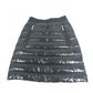 MONCLER GONNA SKIRT with Down Logo, Women's Nylon Skirt, Black