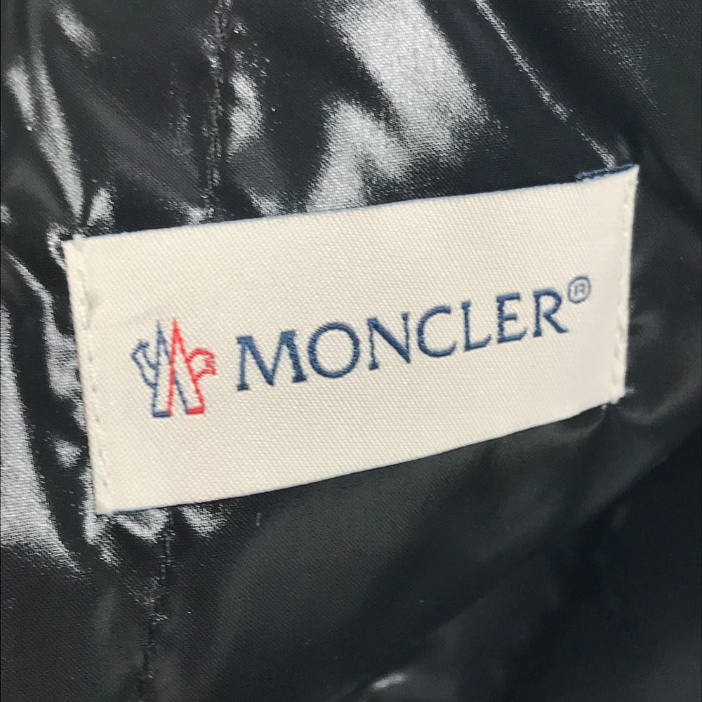 MONCLER GONNA SKIRT with Down Logo, Women's Nylon Skirt, Black