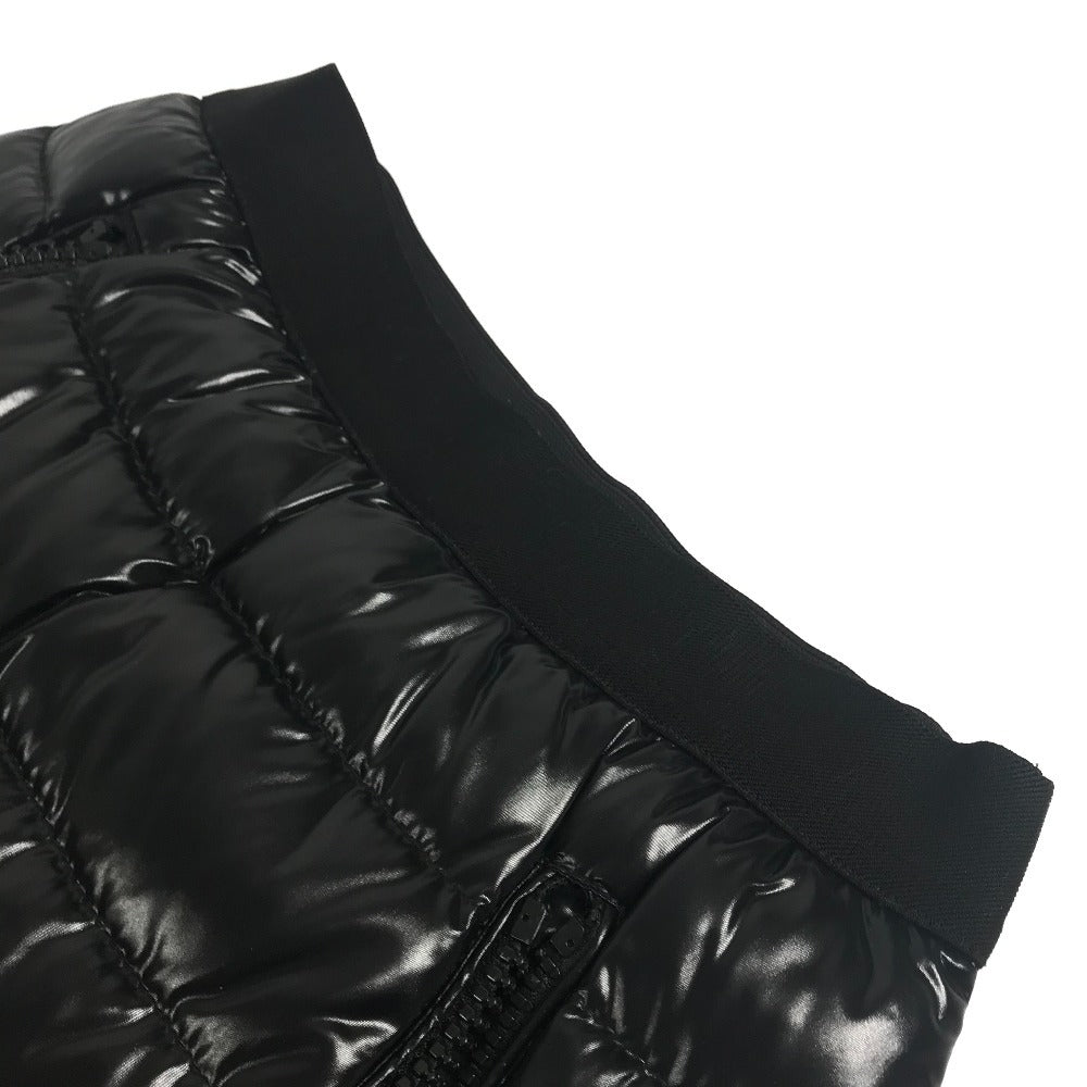MONCLER GONNA SKIRT with Down Logo, Women's Nylon Skirt, Black