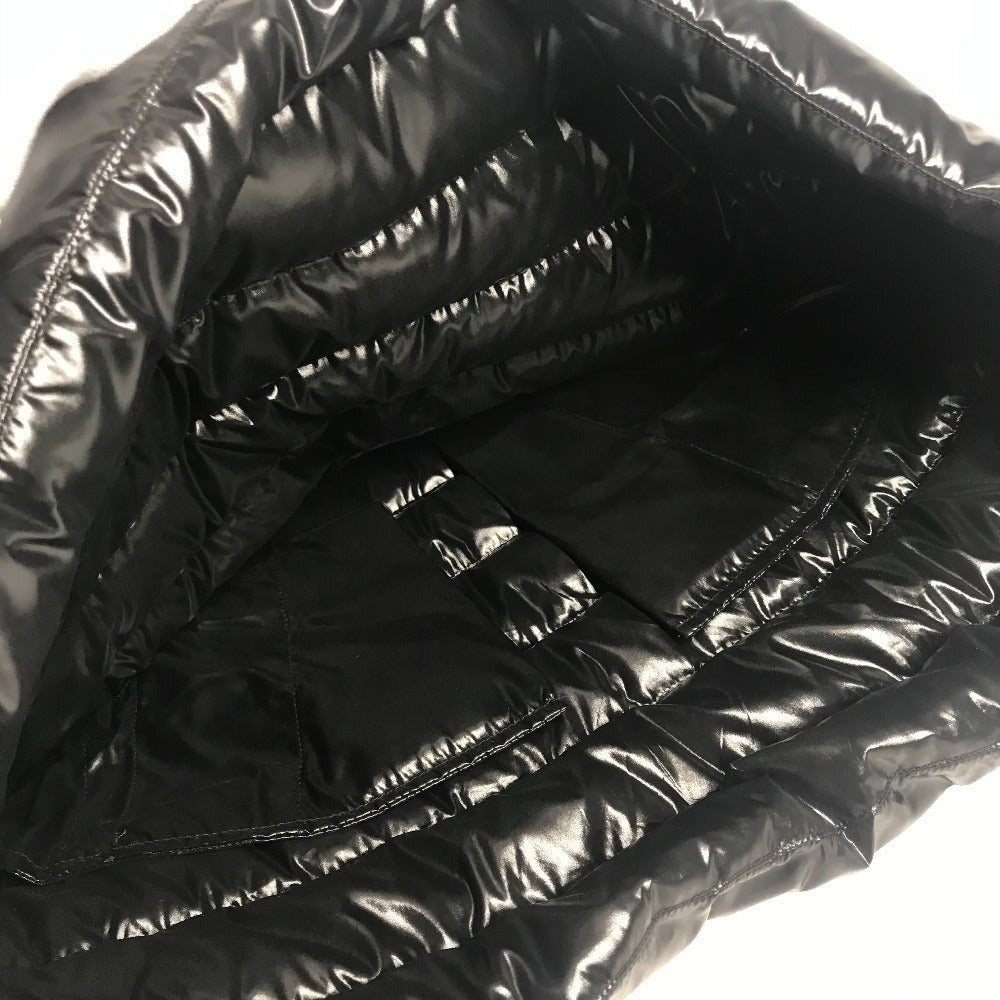 MONCLER GONNA SKIRT with Down Logo, Women's Nylon Skirt, Black