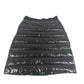 MONCLER GONNA SKIRT with Down Logo, Women's Nylon Skirt, Black