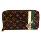 LOUIS VUITTON M60035 モノグラムグルーム ジッピー オーガナイザー ベルボーイ ロングウォレット ラウンドファスナー 長財布 モノグラムキャンバス ユニセックス グリーン