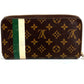 LOUIS VUITTON M60035 モノグラムグルーム ジッピー オーガナイザー ベルボーイ ロングウォレット ラウンドファスナー 長財布 モノグラムキャンバス ユニセックス グリーン