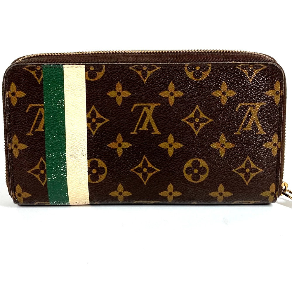LOUIS VUITTON M60035 モノグラムグルーム ジッピー オーガナイザー ベルボーイ ロングウォレット ラウンドファスナー 長財布 モノグラムキャンバス ユニセックス グリーン