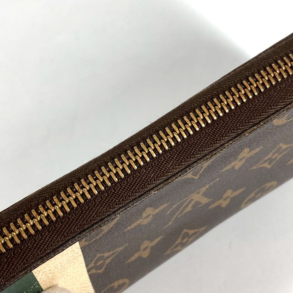 LOUIS VUITTON M60035 モノグラムグルーム ジッピー オーガナイザー ベルボーイ ロングウォレット ラウンドファスナー 長財布 モノグラムキャンバス ユニセックス グリーン