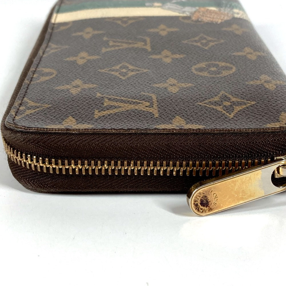 LOUIS VUITTON M60035 モノグラムグルーム ジッピー オーガナイザー ベルボーイ ロングウォレット ラウンドファスナー 長財布 モノグラムキャンバス ユニセックス グリーン