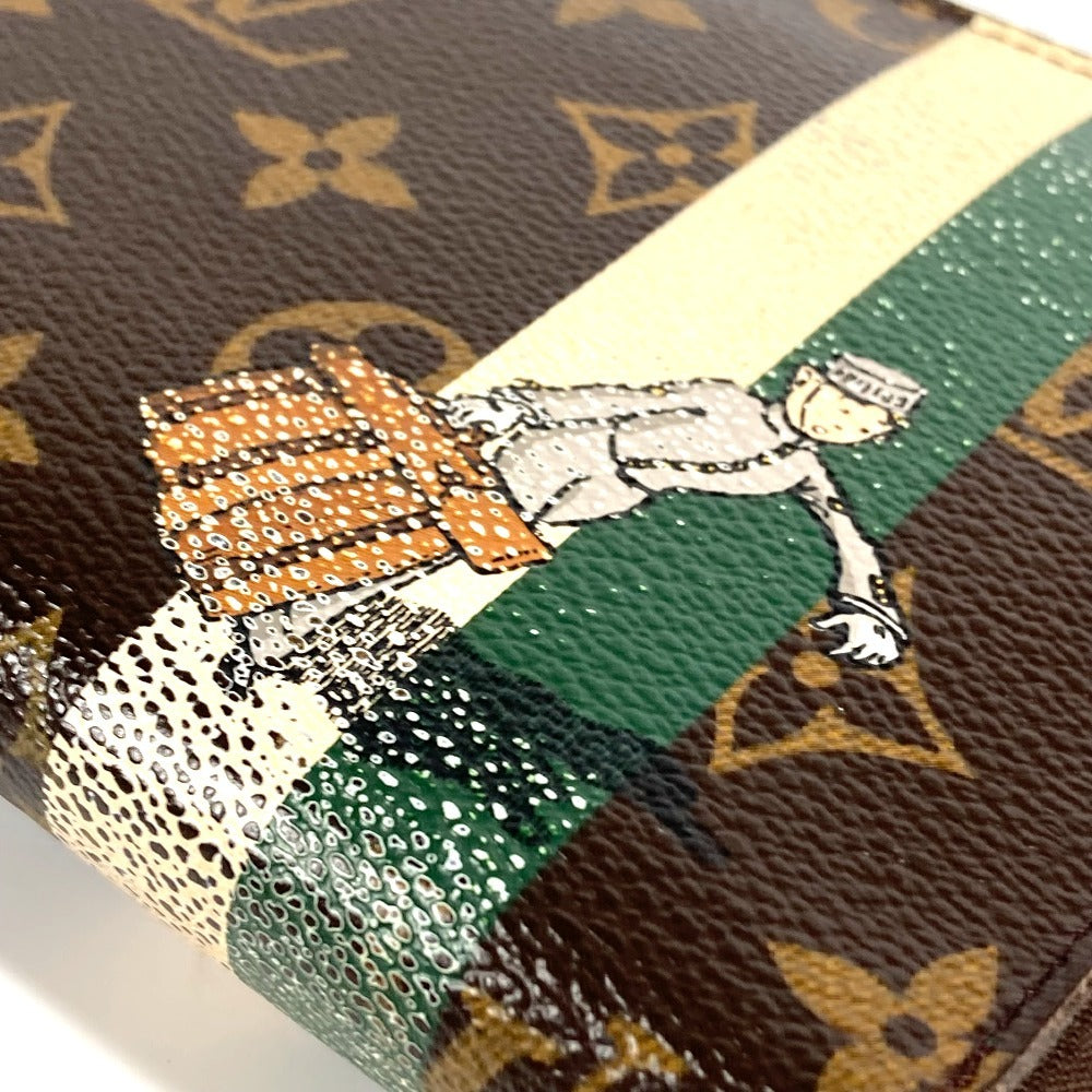 LOUIS VUITTON M60035 モノグラムグルーム ジッピー オーガナイザー ベルボーイ ロングウォレット ラウンドファスナー 長財布 モノグラムキャンバス ユニセックス グリーン