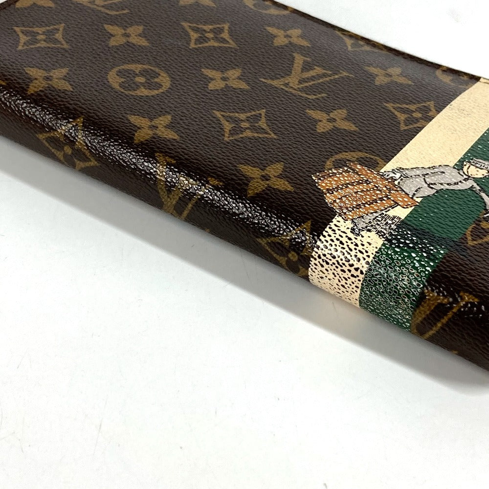 LOUIS VUITTON M60035 モノグラムグルーム ジッピー オーガナイザー ベルボーイ ロングウォレット ラウンドファスナー 長財布 モノグラムキャンバス ユニセックス グリーン