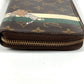 LOUIS VUITTON M60035 モノグラムグルーム ジッピー オーガナイザー ベルボーイ ロングウォレット ラウンドファスナー 長財布 モノグラムキャンバス ユニセックス グリーン