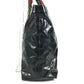 GUCCI 763287 GG Crystal Logo Sherry Line Tote Bag Handbag Coated Canvas Unisex Black