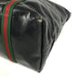 GUCCI 763287 GG Crystal Logo Sherry Line Tote Bag Handbag Coated Canvas Unisex Black