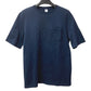 Berluti Short-Sleeve Logo Pocket Apparel Top, Cotton T-Shirt, Men's, Navy