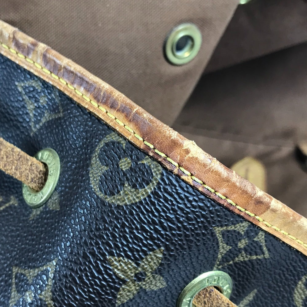 LOUIS VUITTON M51135 モノグラム モンスリGM モンスリ GM バックパック カバン リュックサック レディース ブラウン