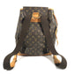 LOUIS VUITTON M51135 モノグラム モンスリGM モンスリ GM バックパック カバン リュックサック レディース ブラウン