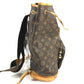 LOUIS VUITTON M51135 モノグラム モンスリGM モンスリ GM バックパック カバン リュックサック レディース ブラウン