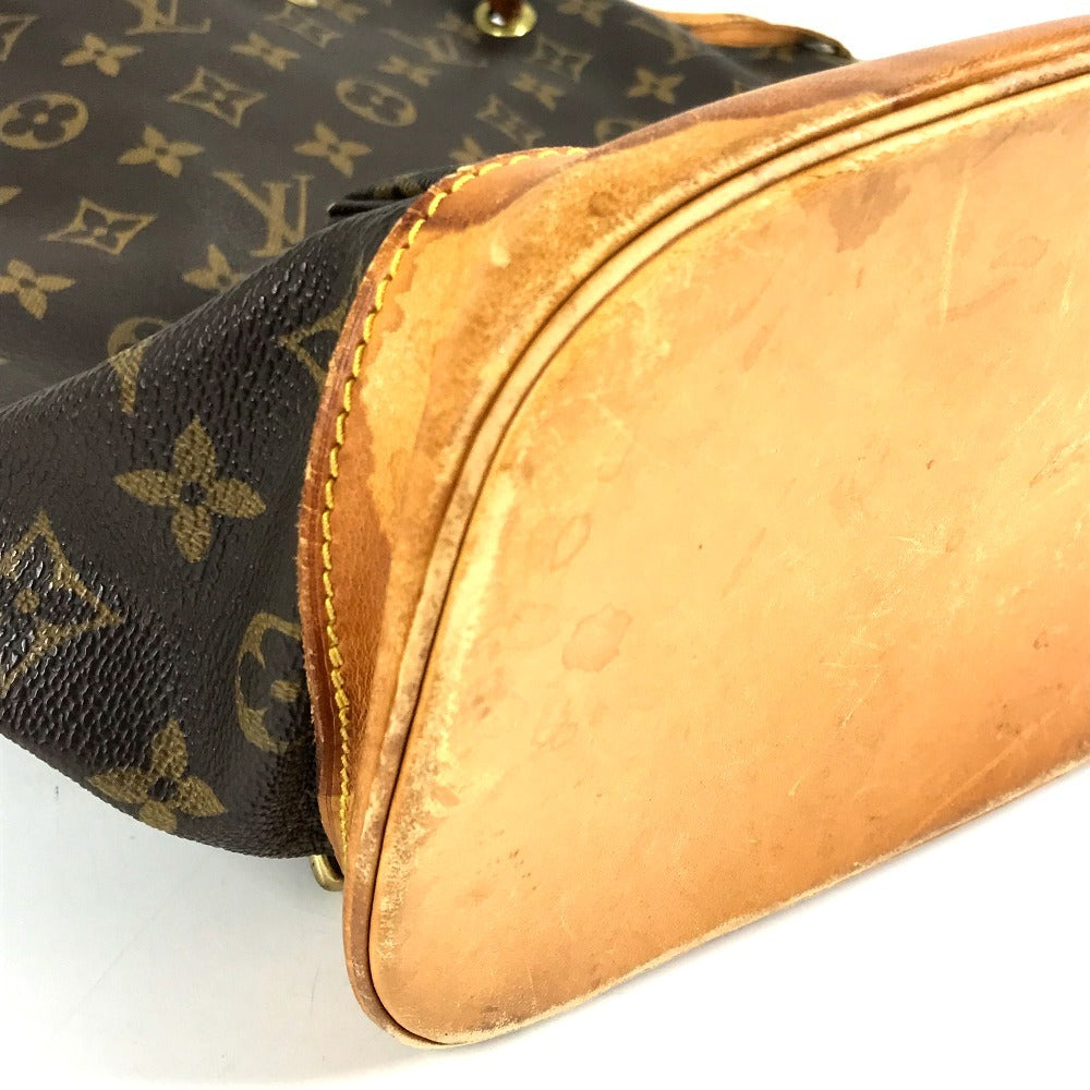 LOUIS VUITTON M51135 モノグラム モンスリGM モンスリ GM バックパック カバン リュックサック レディース ブラウン