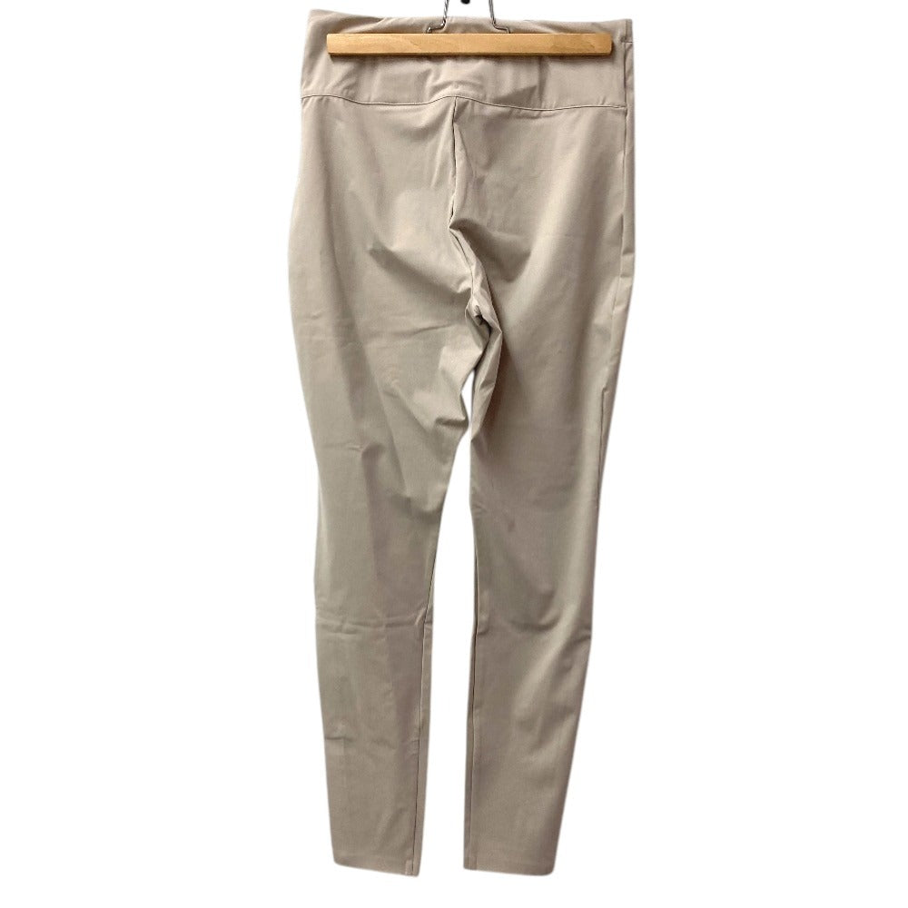 HERMES logo leggings, apparel, bottoms, long pants, nylon, women's, beige.