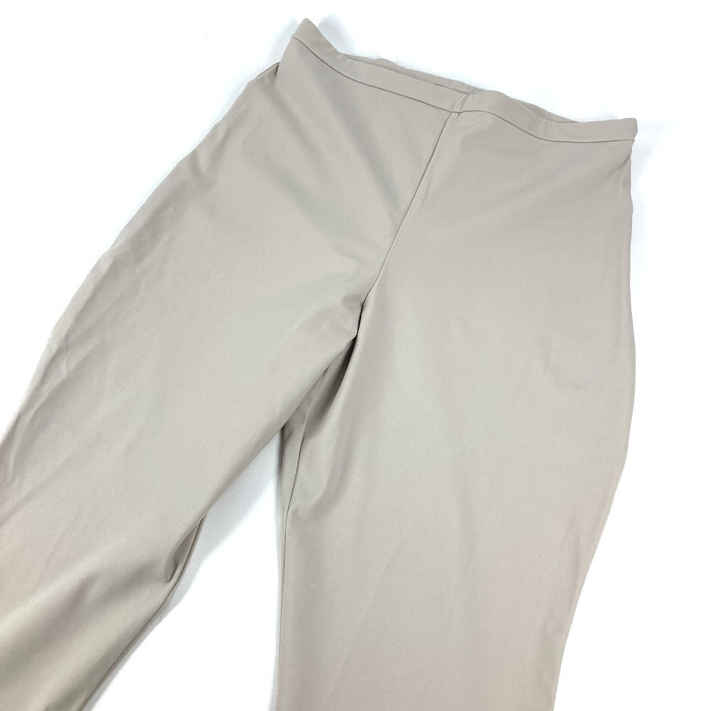 HERMES logo leggings, apparel, bottoms, long pants, nylon, women's, beige.