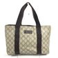 GUCCI 141976 GG Supreme Logo Bag Tote Bag Handbag GG Supreme Canvas Unisex Beige