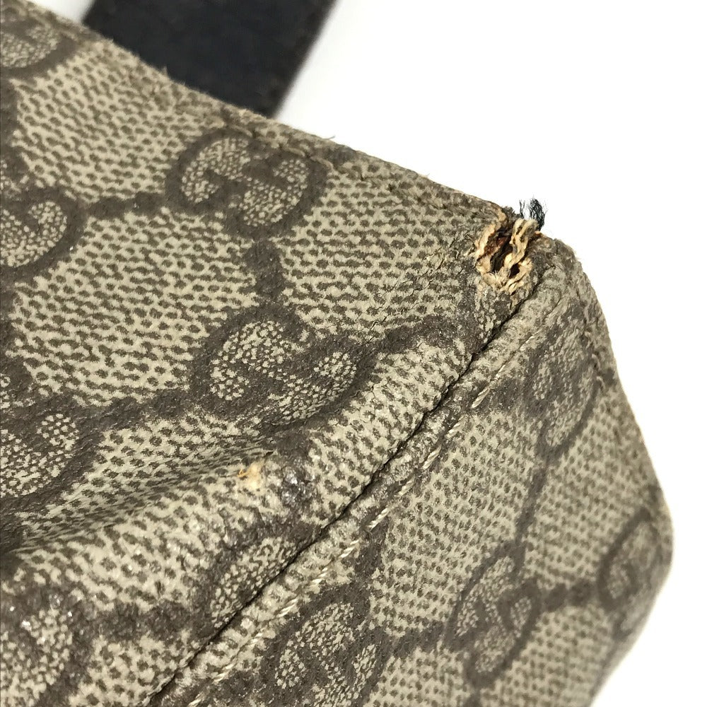 GUCCI 141976 GG Supreme Logo Bag Tote Bag Handbag GG Supreme Canvas Unisex Beige
