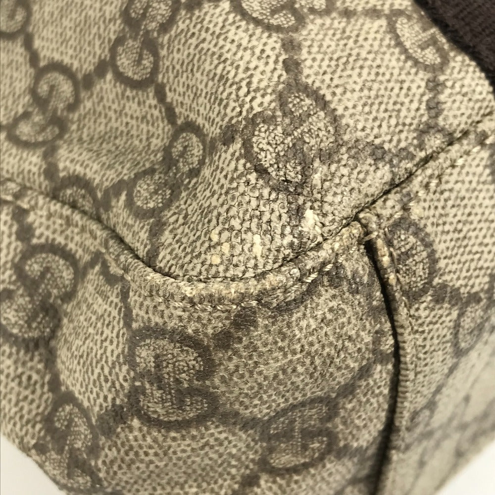 GUCCI 141976 GG Supreme Logo Bag Tote Bag Handbag GG Supreme Canvas Unisex Beige