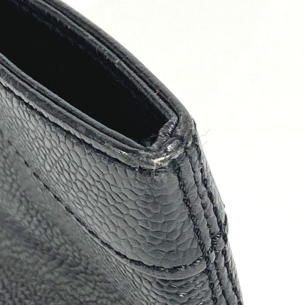 CHANEL CC ココマーク ロゴ カバン トートバッグ ハンドバッグ キャビアスキン ユニセックス ブラック