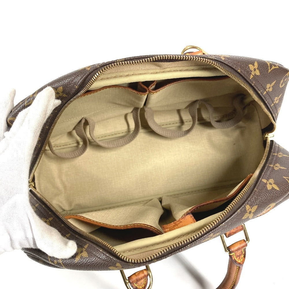 LOUIS VUITTON M47270 モノグラム ドーヴィル カバン トートバッグ ミニボストンバッグ ハンドバッグ モノグラムキャンバス ユニセックス ブラウン