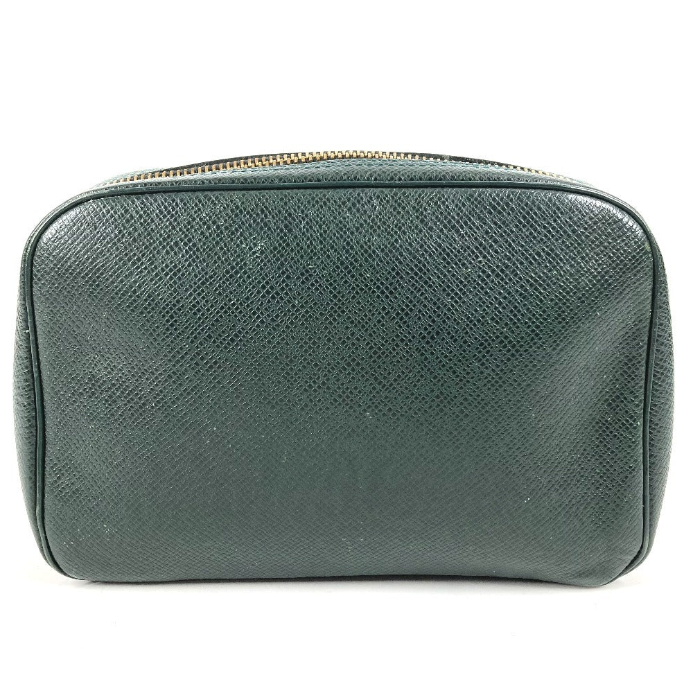 LOUIS VUITTON M30304 タイガ アクセサリーポーチ メイクポーチ 化粧ポーチ クラッチバッグ ポーチ タイガレザー ユニセックス エピセア カーキ