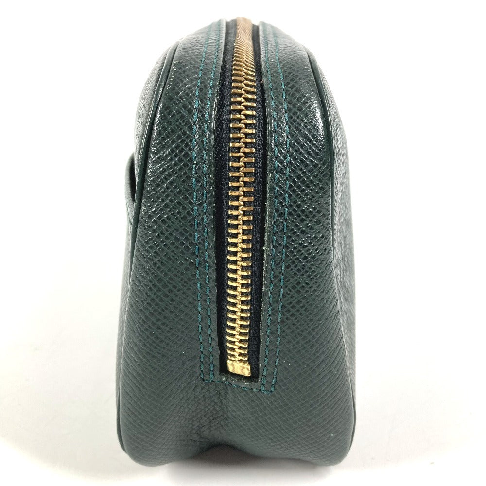 LOUIS VUITTON M30304 タイガ アクセサリーポーチ メイクポーチ 化粧ポーチ クラッチバッグ ポーチ タイガレザー ユニセックス エピセア カーキ