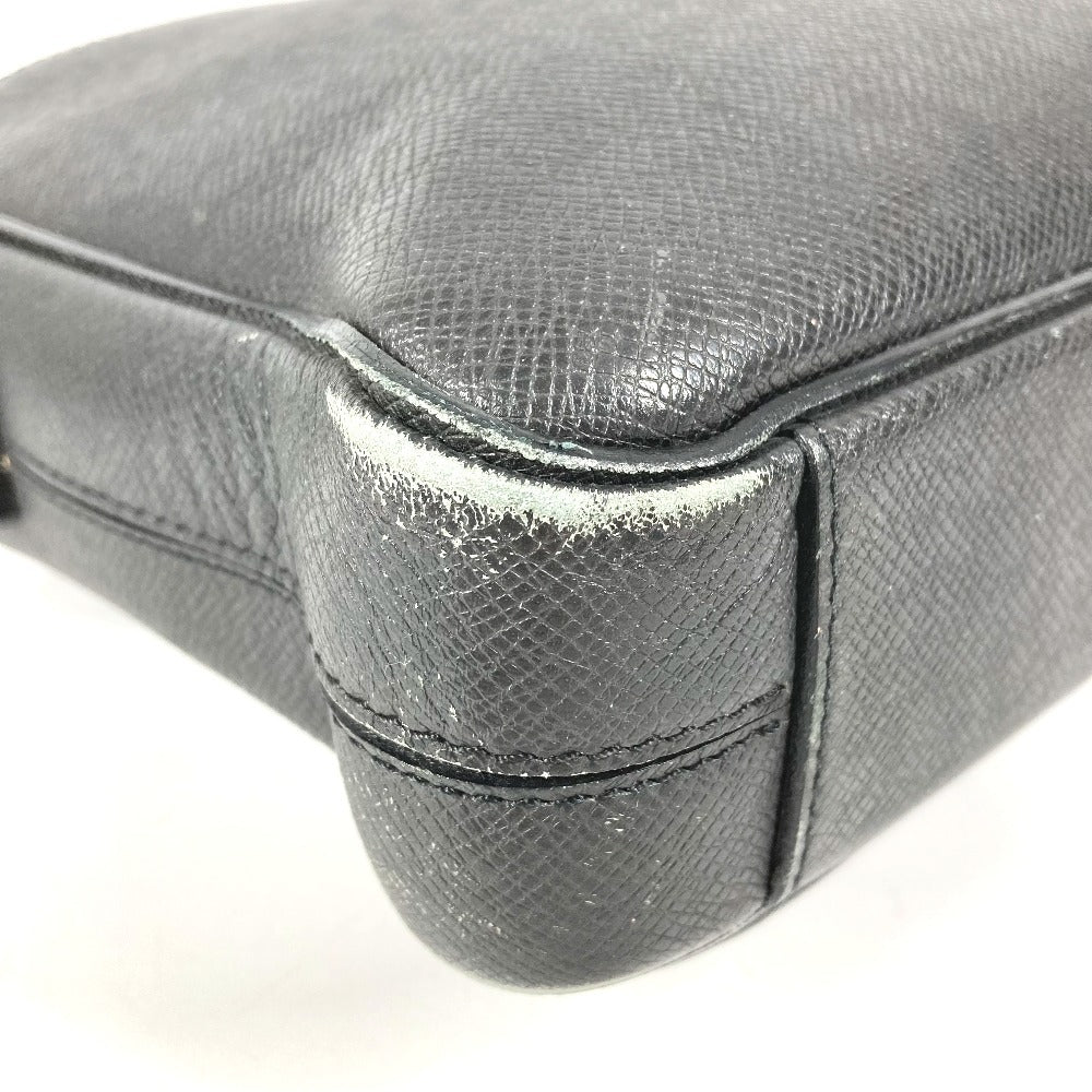 LOUIS VUITTON M32952 タイガ PDB ポルト ドキュマン ビジネス PM ハンドバッグ カバン トートバッグ ブリーフケース ビジネスバッグ タイガレザー メンズ ブラック