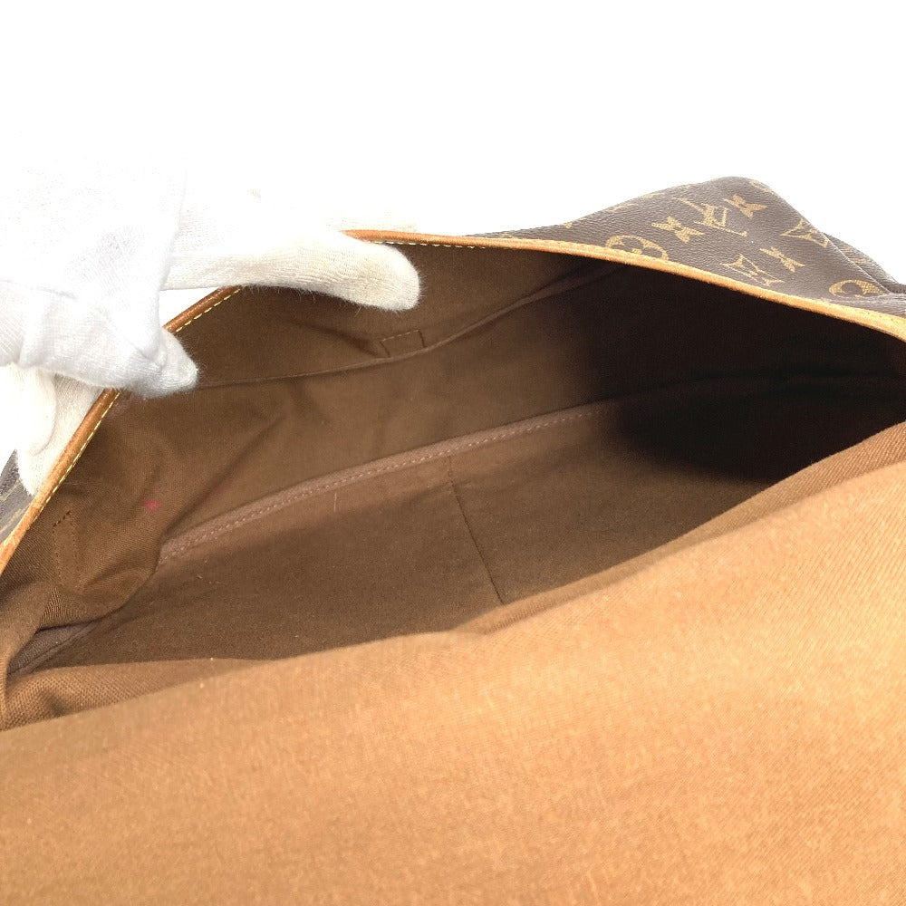 LOUIS VUITTON M42254 モノグラム ソミュール35 ソミュール35 カバン バッグ 斜め掛け フラップ ショルダーバッグ モノグラムキャンバス ユニセックス ブラウン