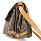 LOUIS VUITTON M42254 モノグラム ソミュール35 ソミュール35 カバン バッグ 斜め掛け フラップ ショルダーバッグ モノグラムキャンバス ユニセックス ブラウン