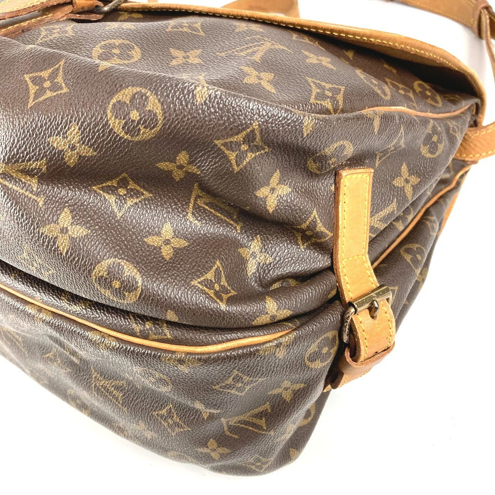 LOUIS VUITTON M42254 モノグラム ソミュール35 ソミュール35 カバン バッグ 斜め掛け フラップ ショルダーバッグ モノグラムキャンバス ユニセックス ブラウン