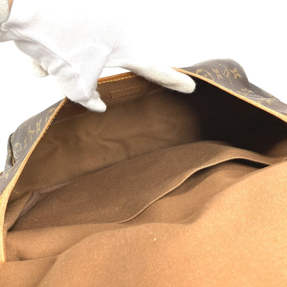 LOUIS VUITTON M42254 モノグラム ソミュール35 ソミュール35 カバン バッグ 斜め掛け フラップ ショルダーバッグ モノグラムキャンバス ユニセックス ブラウン