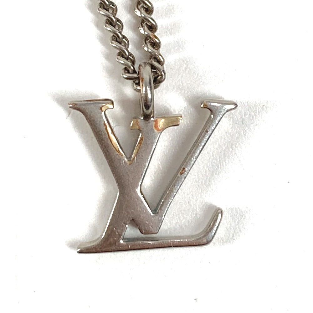 LOUIS VUITTON M00521 LV Instinct Pendant Accessory Chain Necklace Necklace Metal Unisex Silver