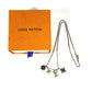 LOUIS VUITTON M00521 LV Instinct Pendant Accessory Chain Necklace Necklace Metal Unisex Silver