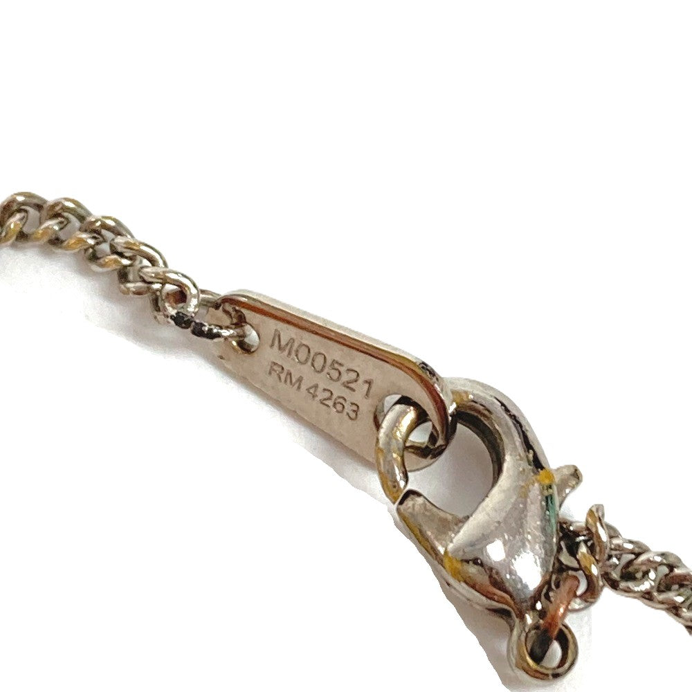 LOUIS VUITTON M00521 LV Instinct Pendant Accessory Chain Necklace Necklace Metal Unisex Silver