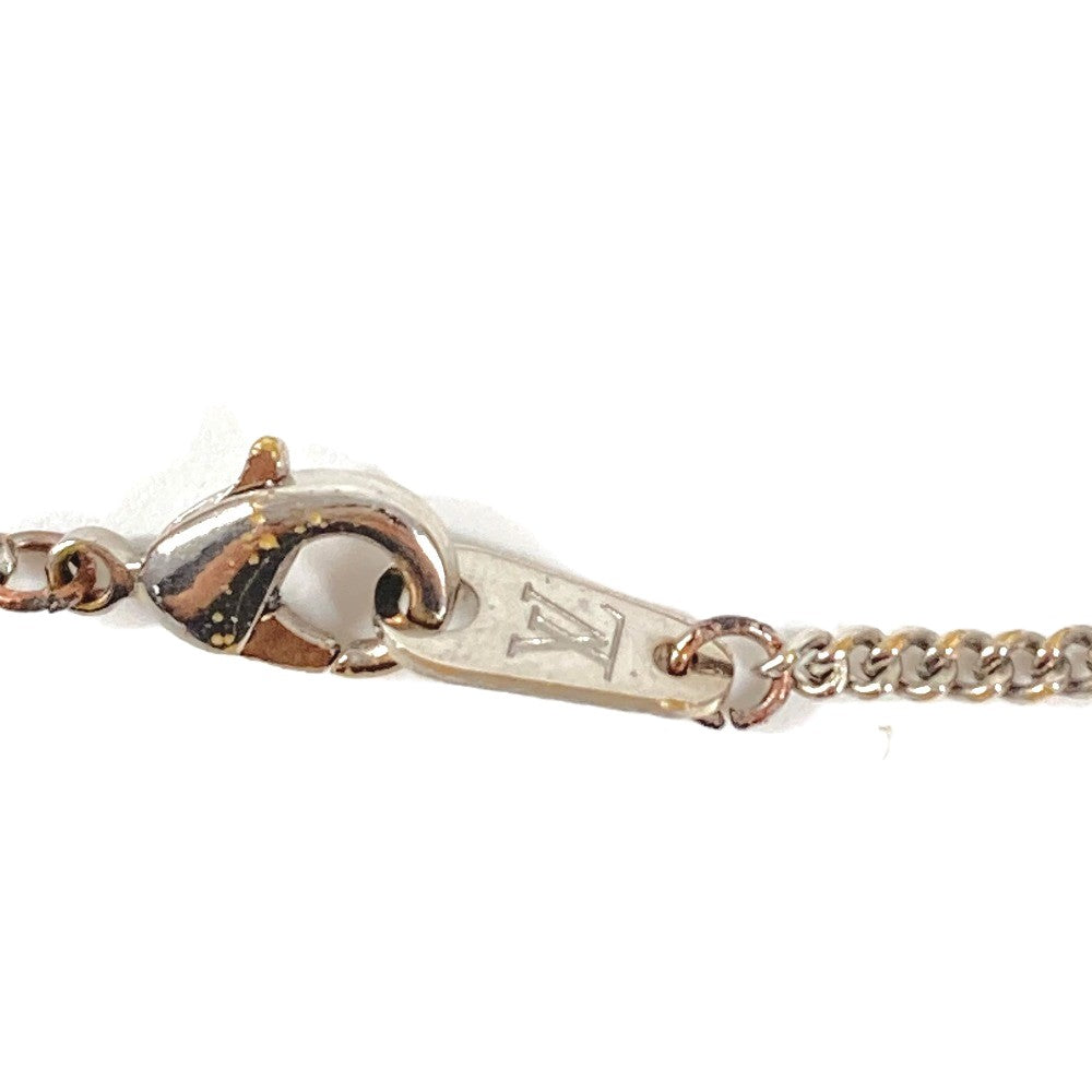 LOUIS VUITTON M00521 LV Instinct Pendant Accessory Chain Necklace Necklace Metal Unisex Silver
